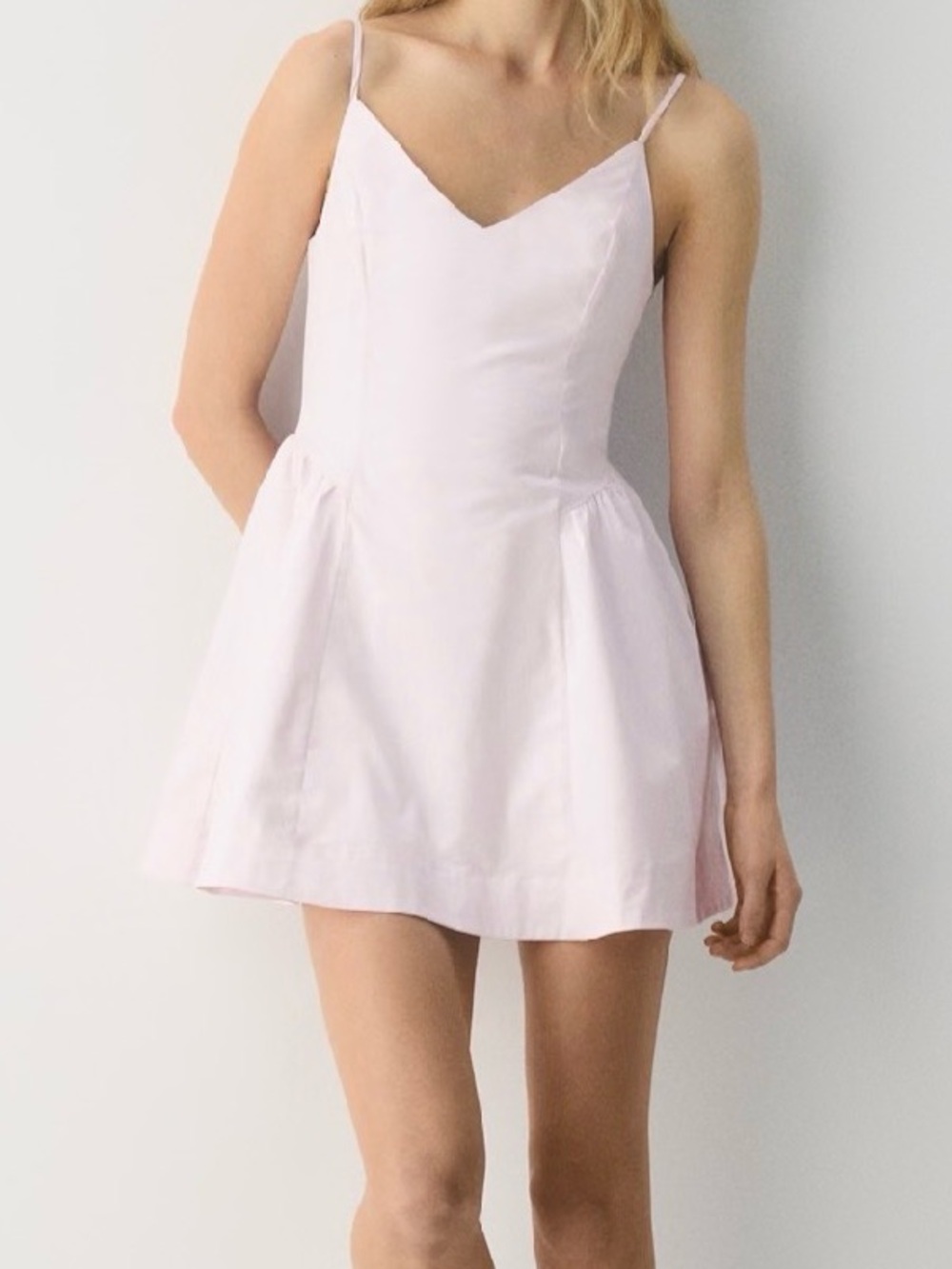 NWT Aritzia Technique Poplin Mini Cami Dress Size 4